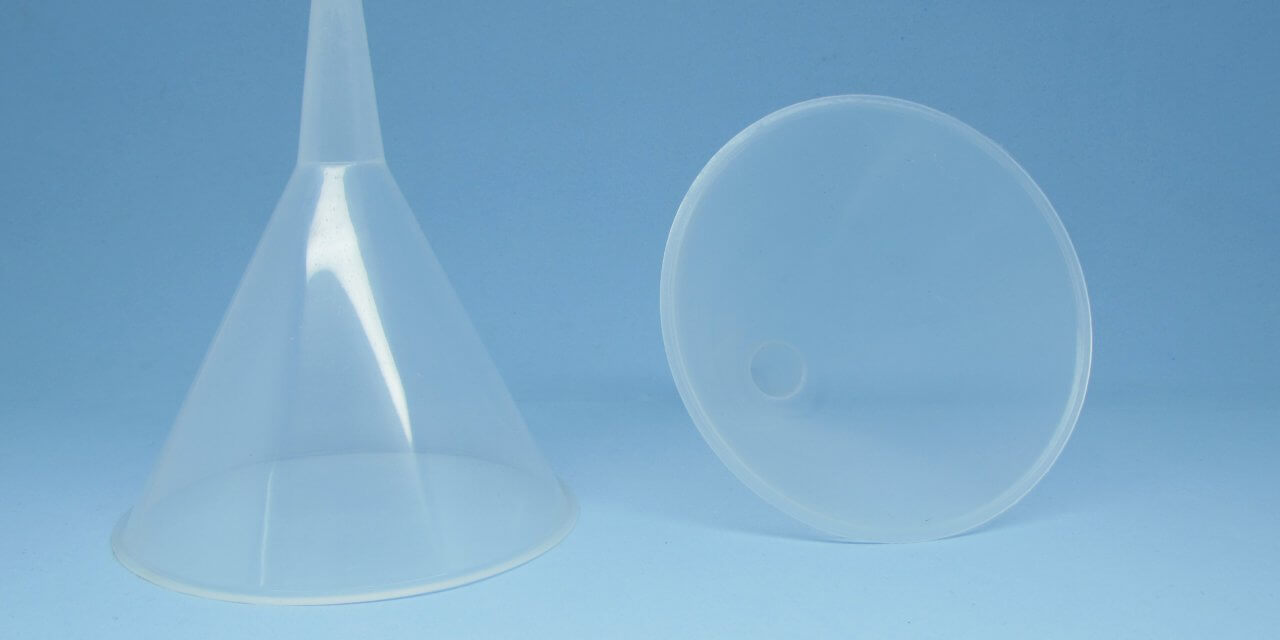 Funil Plástico transparente