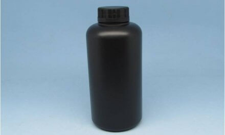 Frasco PEAD Preto 500 ml